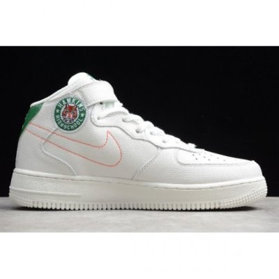 Nike Air Force 1 Mid '07 Beyaz Kaykay Ayakkabı Türkiye - 5BX3DAQW